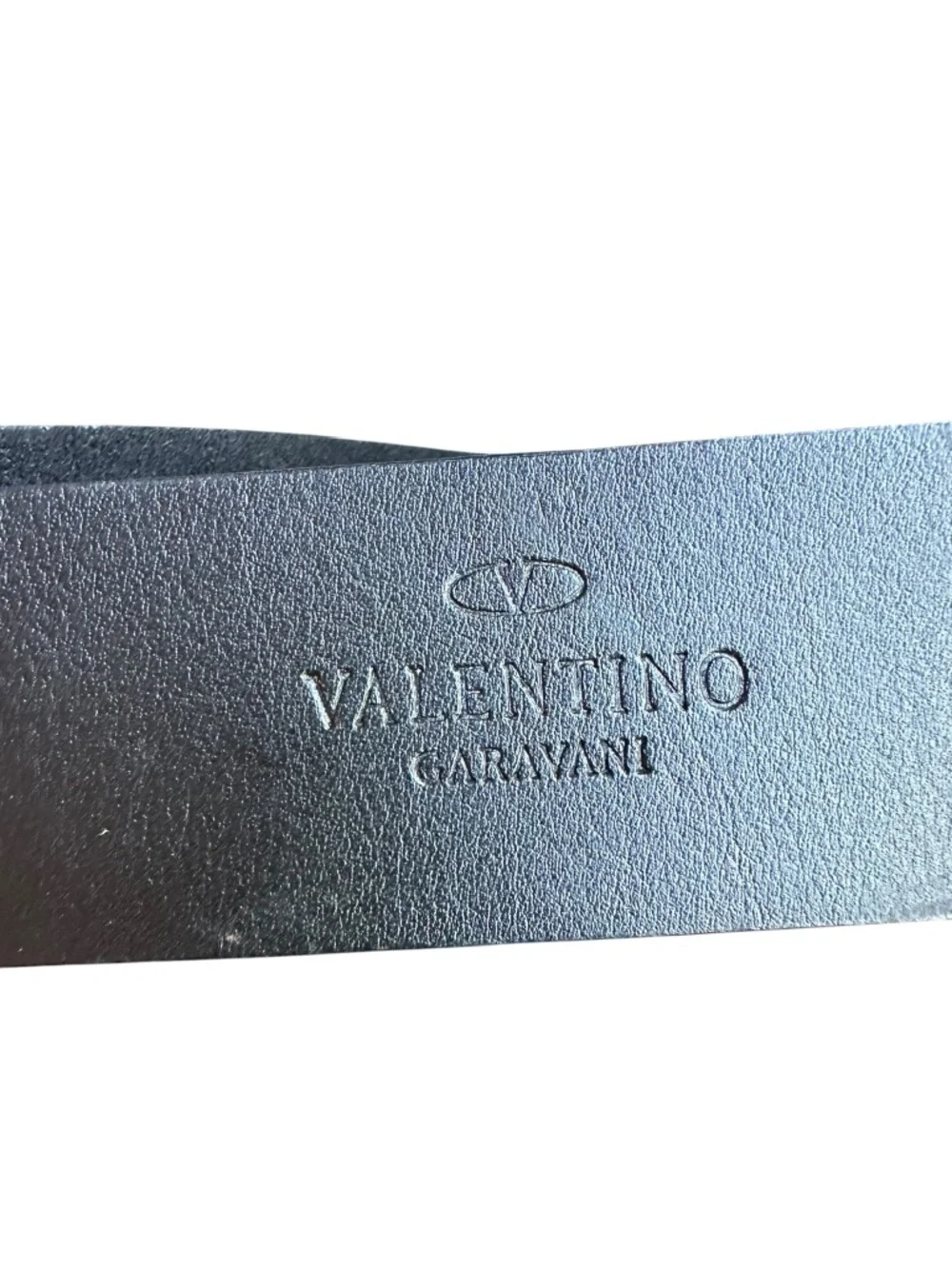 Vintage VALENTINO Garavani Black Suede Leather Wide Buckle Women Belt Size 85/34